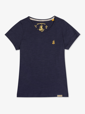 Женская футболка «Великоросс» цвета неви