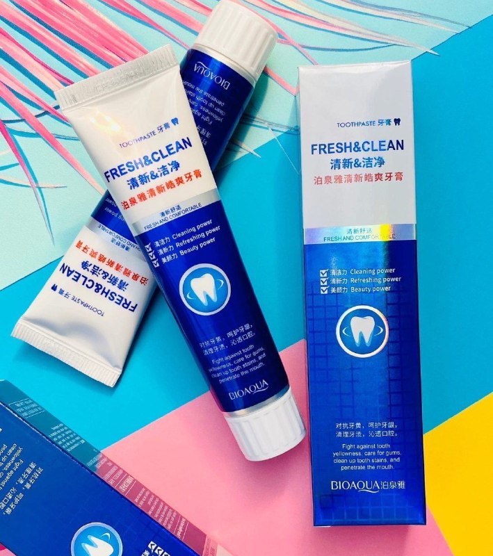 Отбеливающая зубная паста BioAqua Fresh & Clean