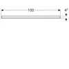 Зеркало с подсветкой Geberit Option Basic, подсветка сверху: B=100см, H=65см