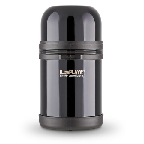Термос стальной LaPlaya Traditional 0,8L black (универсальное горло)
