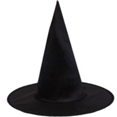 Шляпа ведьмы черная, 34 см, 1 шт.