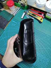 Leather holster for Luger P08 and Walther P38