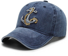 Бейсболка с лого Skully baseball cap ancor navy