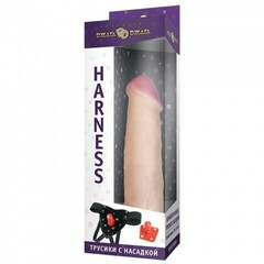 Комплект HARNESS № 62 (трусики с насадкой из киберкожи)
