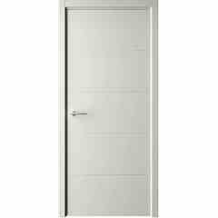 Купить Межкомнатная дверь эмаль Геометрия 4 латте глухая