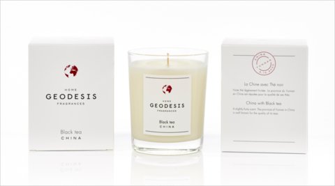 Свеча ароматическая 180г Geodesis Black Tea