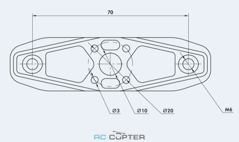 Пропеллер полимерный складной MF 3016 T-Motor (пара)