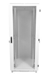 Шкаф телекоммуникационный напольный ЦМО ШТК-М, IP20, 42U, 2030х600х1000 мм (ВхШхГ), дверь: стекло, цвет: серый