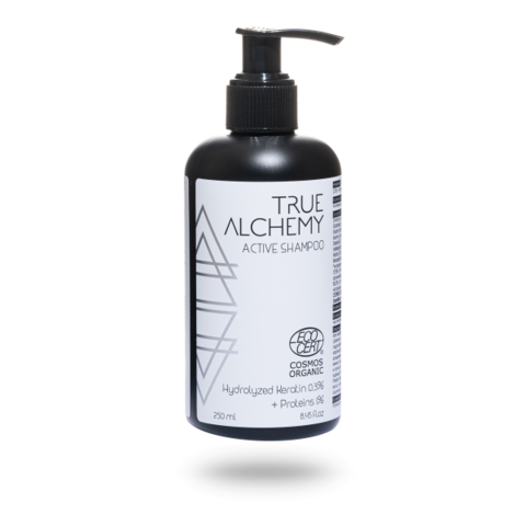 Active shampoo «Hydrolyzed Keratin 0.3% + Proteins 1%» 250 мл (TRUE ALCHEMY)