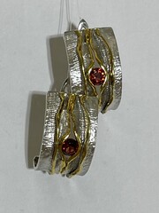Тафта (серьги из серебра)