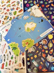 Альбом 500 наклеек для мальчиков