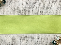 Лента атласная, ш. 5 см, 175 (23) светло-фисташковый