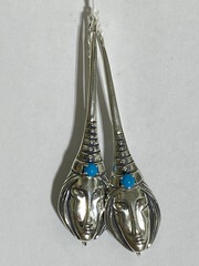 Мерене (серьги из серебра)