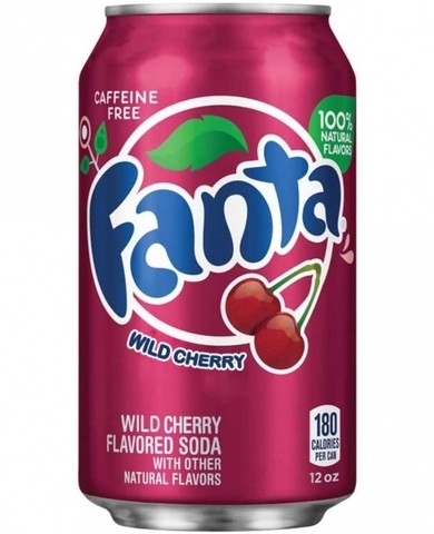 Fanta Wild Cherry Фанта со вкусом дикой вишни 0,355 л