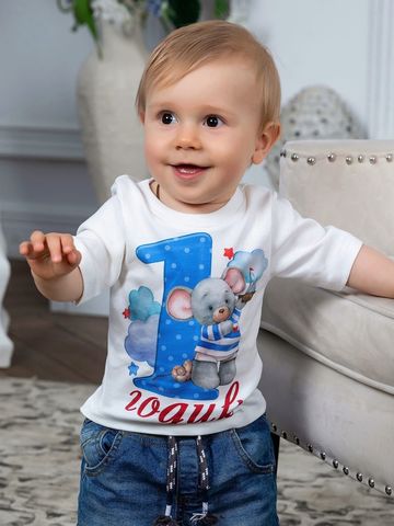 Футболка "Мне 1 годик" для мальчика