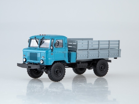 GAZ-66 flatbed truck blue-gray 1:43 AutoHistory