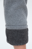Утепленные спортивные брюки для беременных 12014 серый