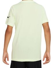 Детская теннисная футболка Nike Rafa Training T-Shirt - barely volt/black