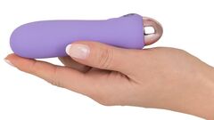 Сиреневый мини-вибратор Cuties Mini - 12,5 см. - 