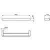 Ideal Standard T4501AA CONCA Полотенцедержатель двойной 60 см (290759)