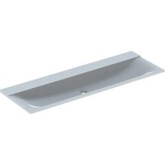Встраиваемая раковина Geberit Xeno²: B=140см, T=48см, Отверстие под смеситель=Без, Перелив=Без, Альпийский белый фото