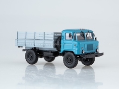 GAZ-66 flatbed truck blue-gray 1:43 AutoHistory