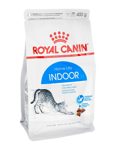 Royal Canin Indoor 27 сухой корм для кошек, живущих в помещении 400 г