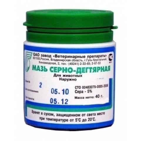 Мазь серно-дертярная 40 г.