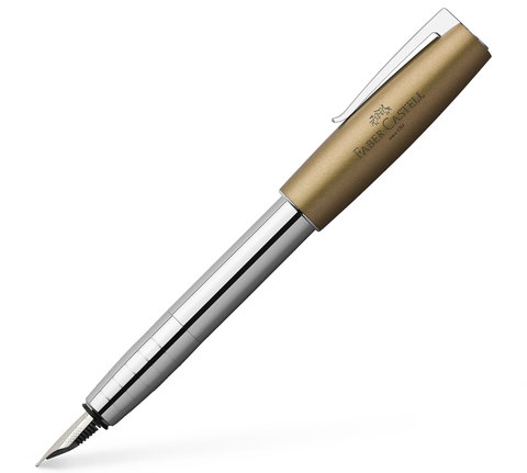 Перьевая ручка Faber-Castell Loom Metallic Olive перо F