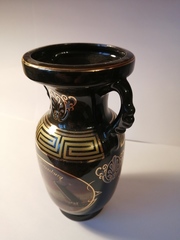 Ваза фарфор 15 см с видами Петербурга