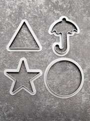 Комплект форм для печенья/пряника "Игра в кальмара"