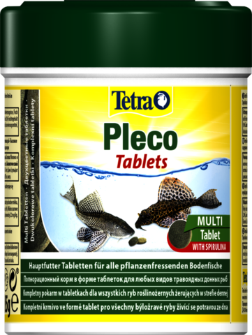 Tetra Pleco Tablets основной корм для сомиков и 