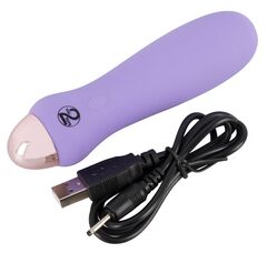 Сиреневый мини-вибратор Cuties Mini - 12,5 см. - 