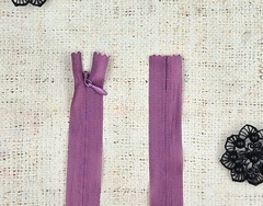 Молния спираль потайная Т3, 50 см, тёмно-розовый