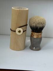 Помазок Saponificio Varesino искусственный рог, Маньчжурский барсук