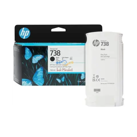 Картридж HP 738 (498N4A) струйный черный (130 мл) для HP DesignJet T850, T950, T850 MFP, T950 MFP