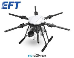 Рама сельскохозяйственного гексакоптера EFT-E616P aerops дрон распылитель (40*380mm, AS150, Pneumatic Connector Outlet 8mm, white)