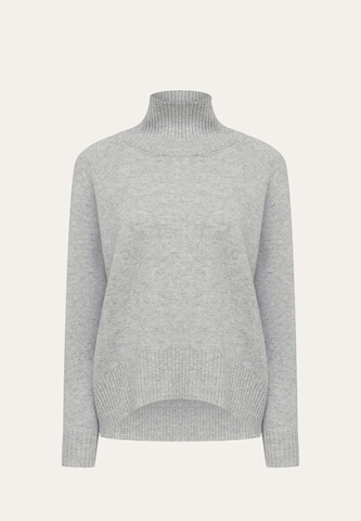 Свитер из кашемира с высоким воротом