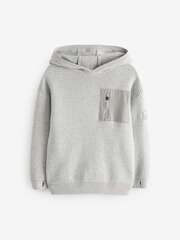 Толстовка с капюшоном для мальчика Next 433-508, Светло-серый