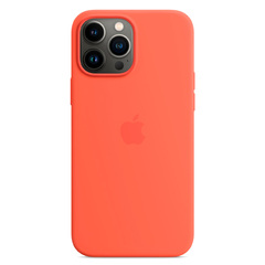 Силиконовый чехол с поддержкой MagSafe Apple Silicone Case для iPhone 13 Pro, Nectarine (Спелый нектарин)
