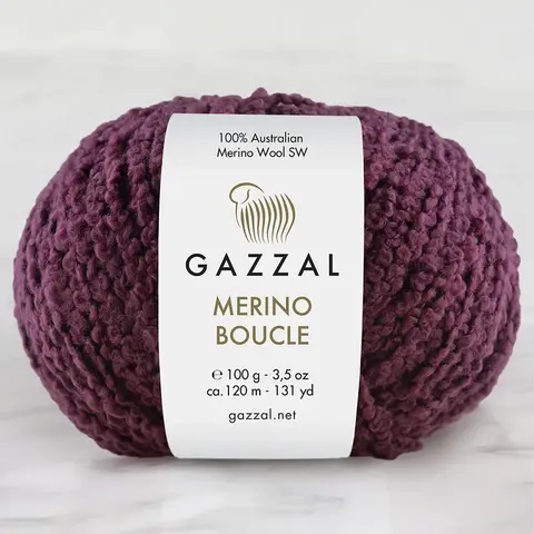 Пряжа Gazzal Merino Boucle 3767