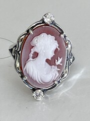 Камея (кольцо из серебра)