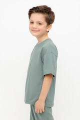 фуфайка  для мальчика  КР 302401/полынь