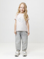 фуфайка  для девочки  КР 302865/бежевый 0403 к659