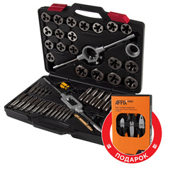 МАСТАК (351-00051CP) Набор метчиков и плашек SK-5 M6-M24, кейс, 51 предмет, в комплекте набор пассатижей