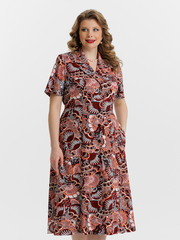 4536 Халат на пуговицах