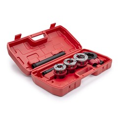 43-7-000 Набор для нарезания трубной резьбы пластмассовый кейс, 6 предметов РемоКолор