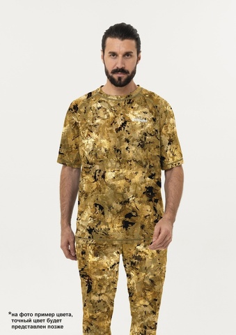 Летняя футболка для охоты Remington Moisture Removal Yellow Waterfowl Honeycombs на remingtonn.ru