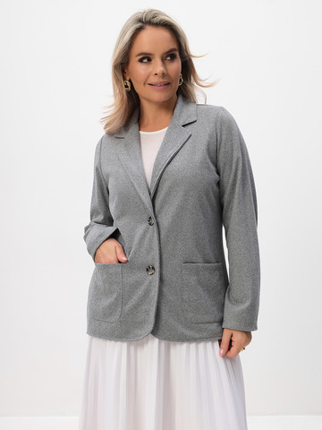 Пиджак серый