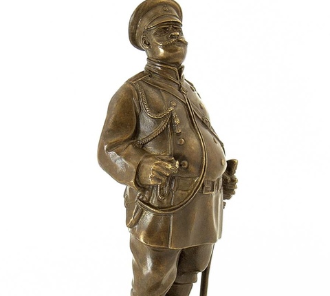 Бронзовая статуэтка Городовой